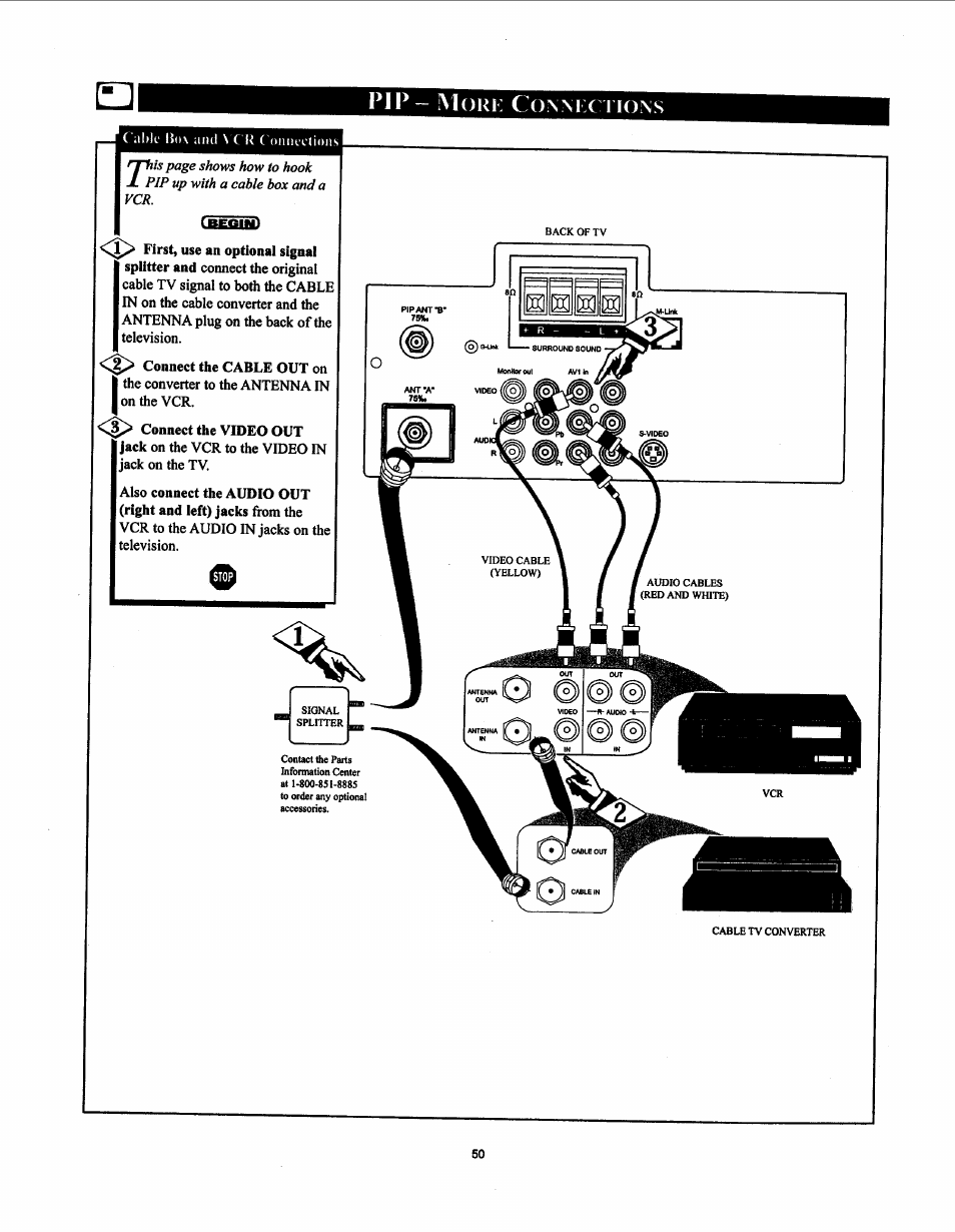 Pjp- mori: conm:c tions | Philips 27PT91S User Manual | Page 56 / 62