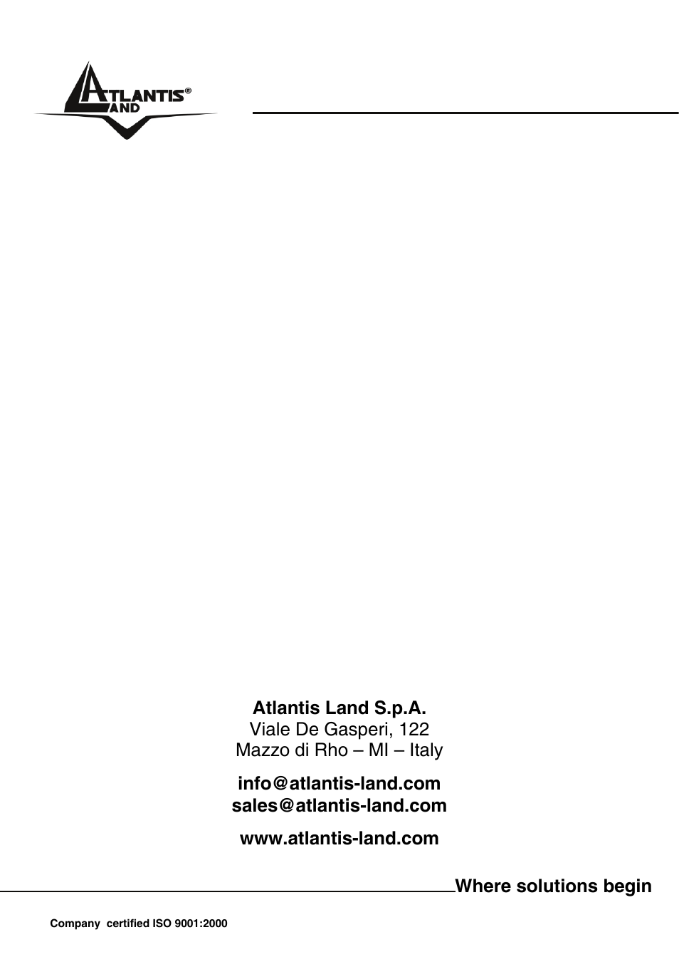 Atlantis Land NETSERVER A02-PSU_GX02 User Manual | Page 36 / 36