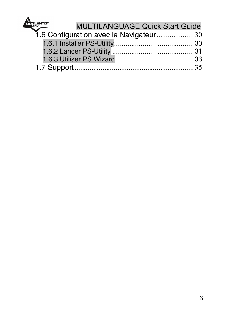 Atlantis Land NETSERVER A02-PSU_GX02 User Manual | Page 5 / 36