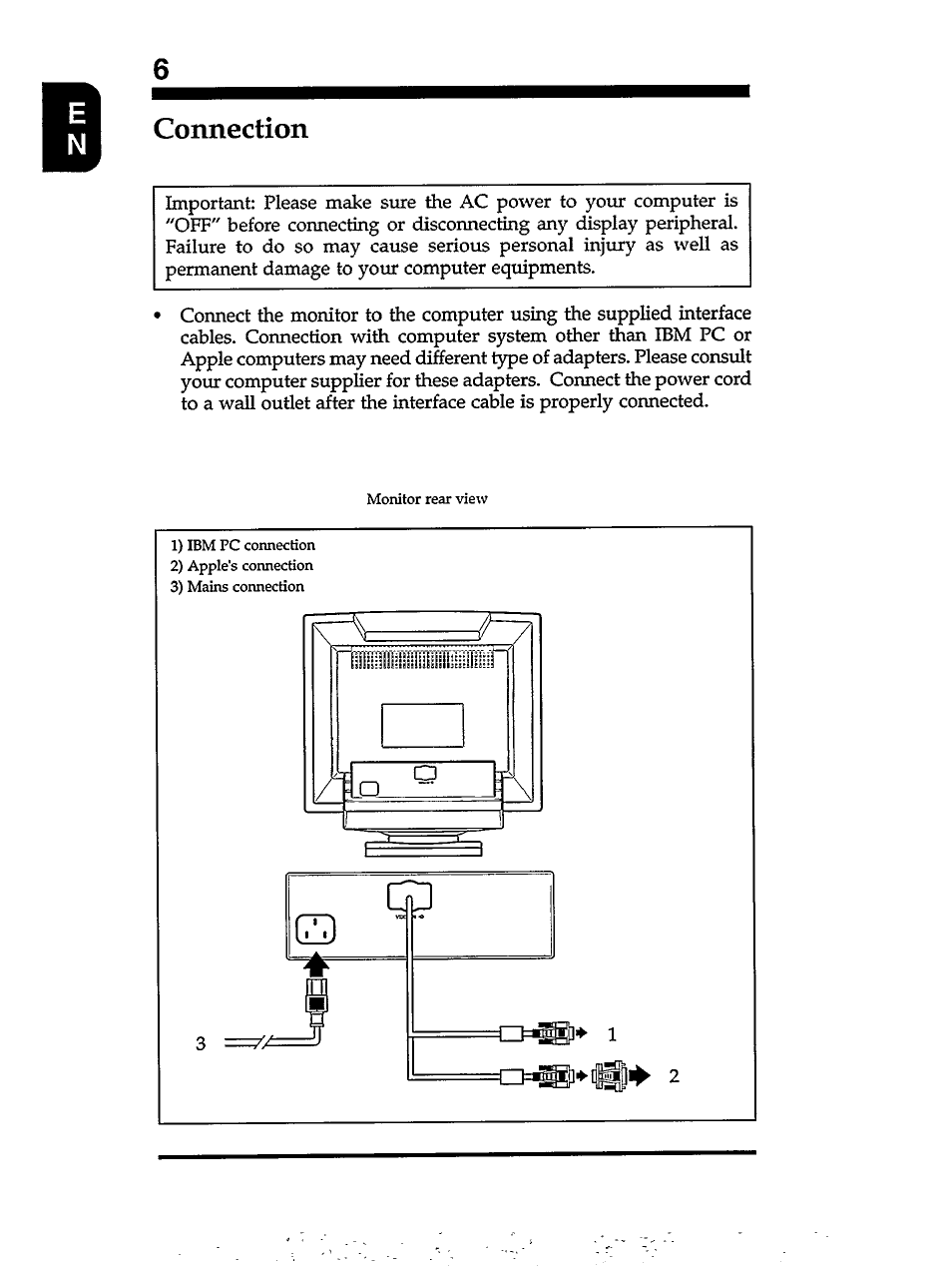 Connection | Philips MB7000 User Manual | Page 8 / 28