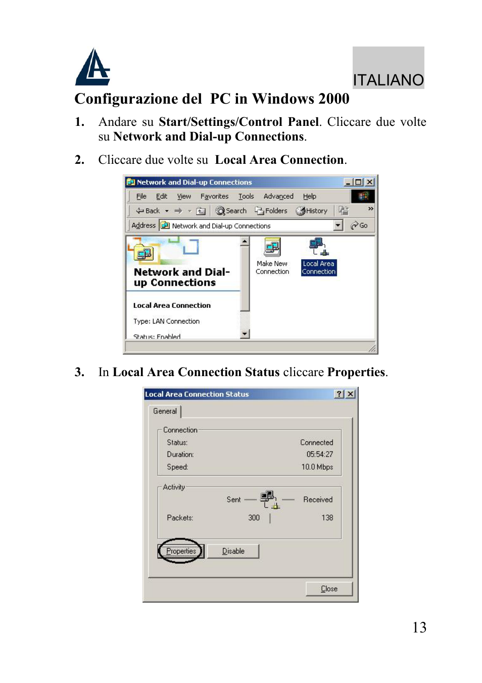 Italiano | Atlantis Land A02-WRA2-11B User Manual | Page 13 / 121