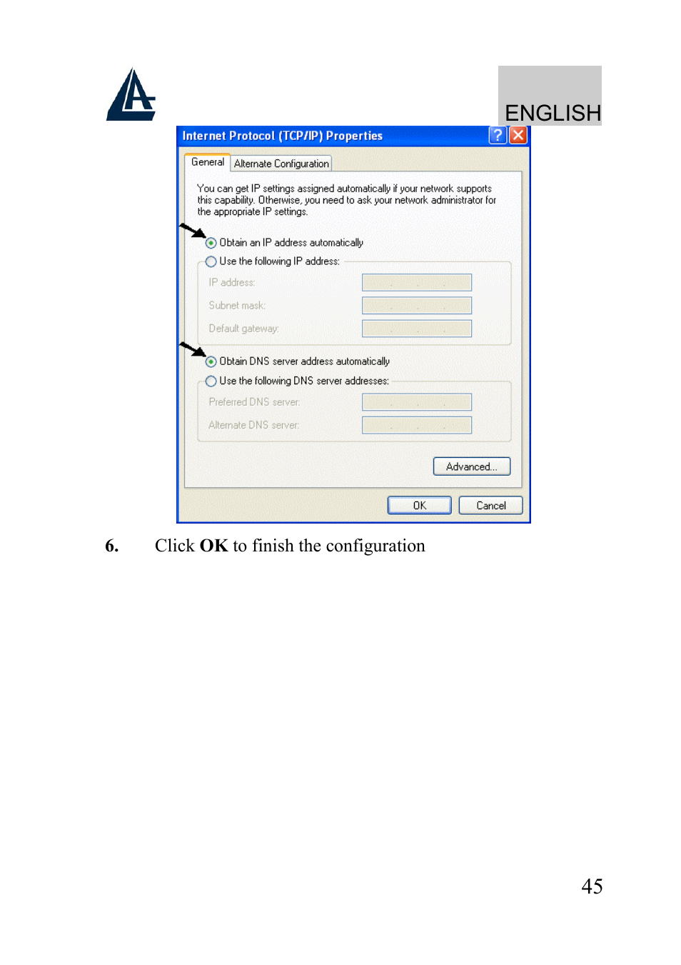 English | Atlantis Land A02-WRA2-11B User Manual | Page 45 / 121