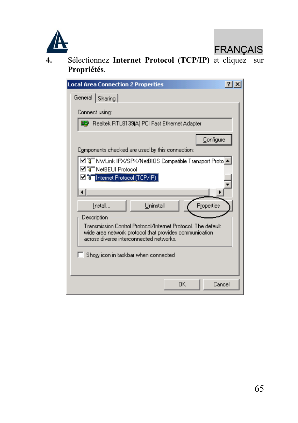 Français | Atlantis Land A02-WRA2-11B User Manual | Page 65 / 121