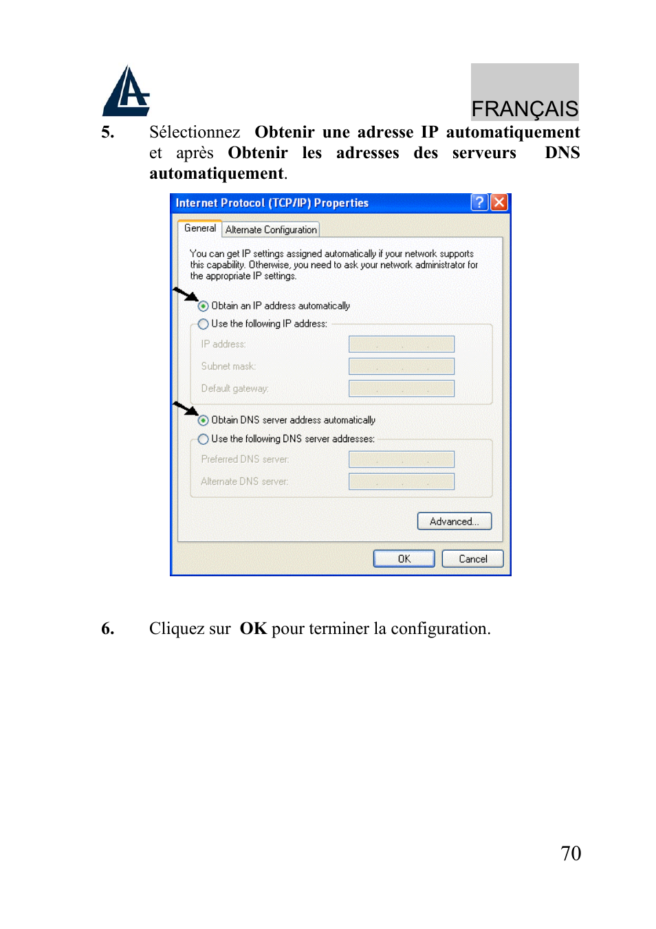 Français | Atlantis Land A02-WRA2-11B User Manual | Page 70 / 121