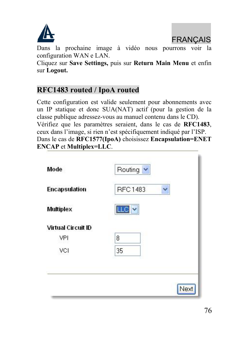Atlantis Land A02-WRA2-11B User Manual | Page 76 / 121