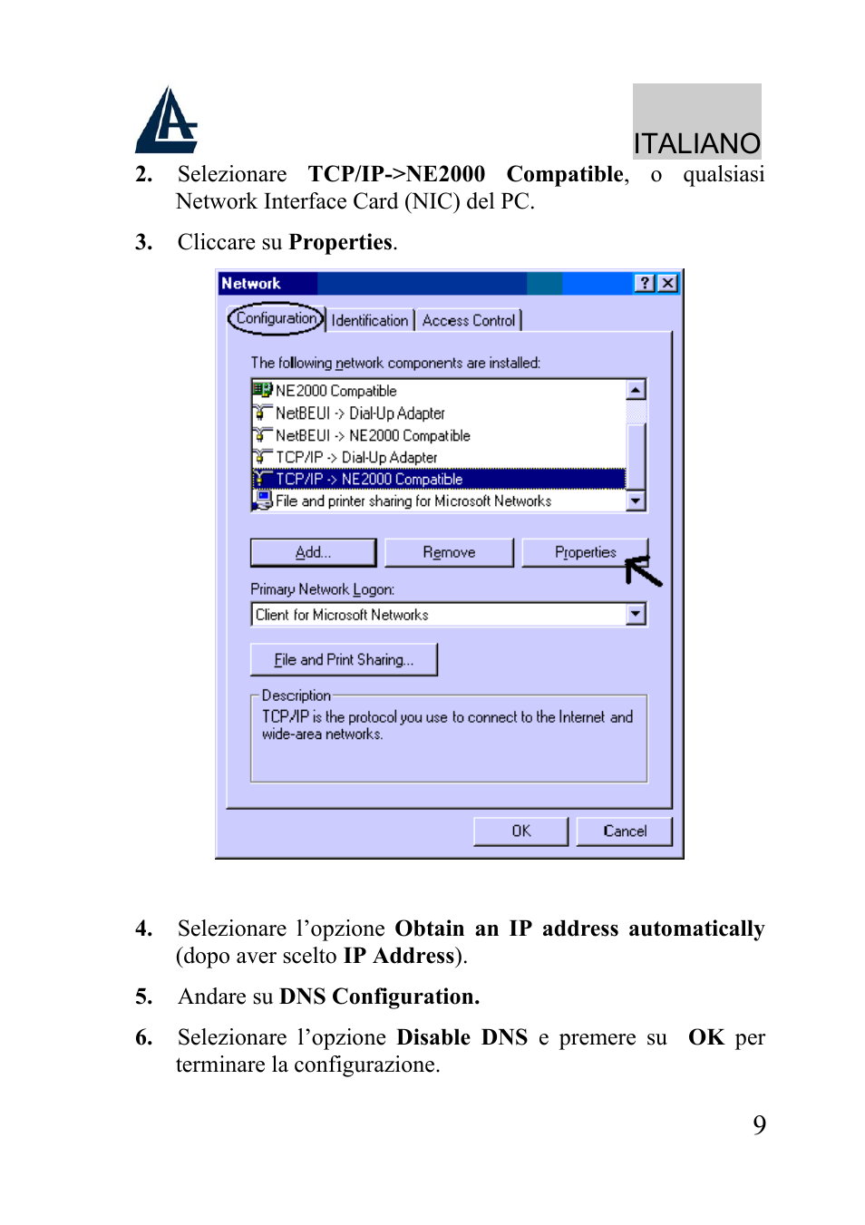 Italiano | Atlantis Land A02-WRA2-11B User Manual | Page 9 / 121