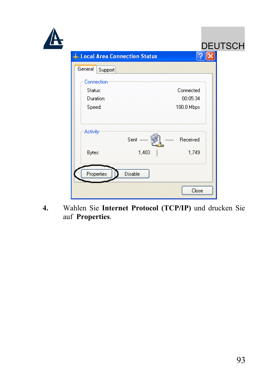 Deutsch | Atlantis Land A02-WRA2-11B User Manual | Page 93 / 121