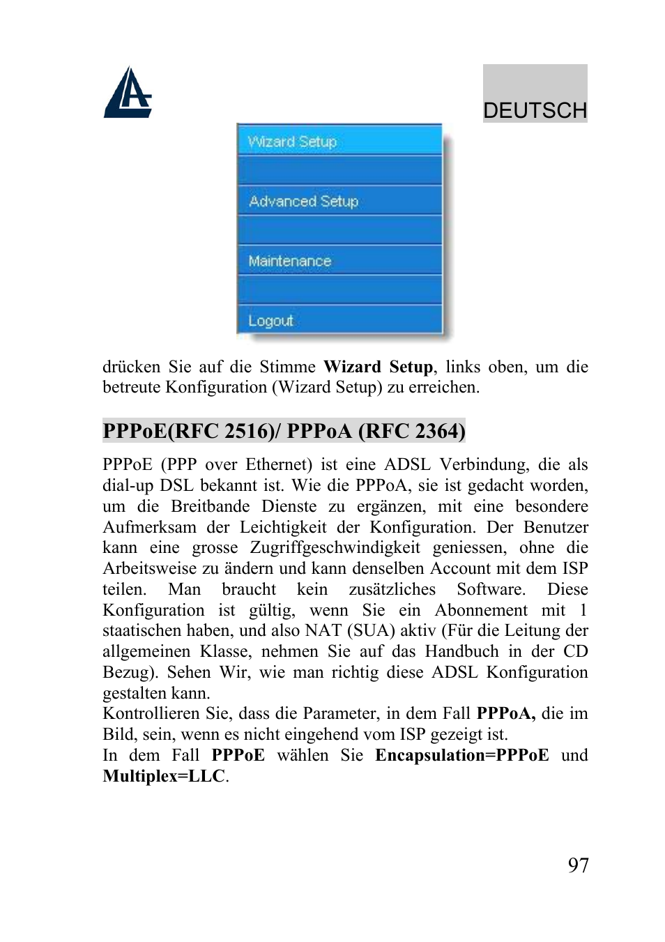 Deutsch | Atlantis Land A02-WRA2-11B User Manual | Page 97 / 121