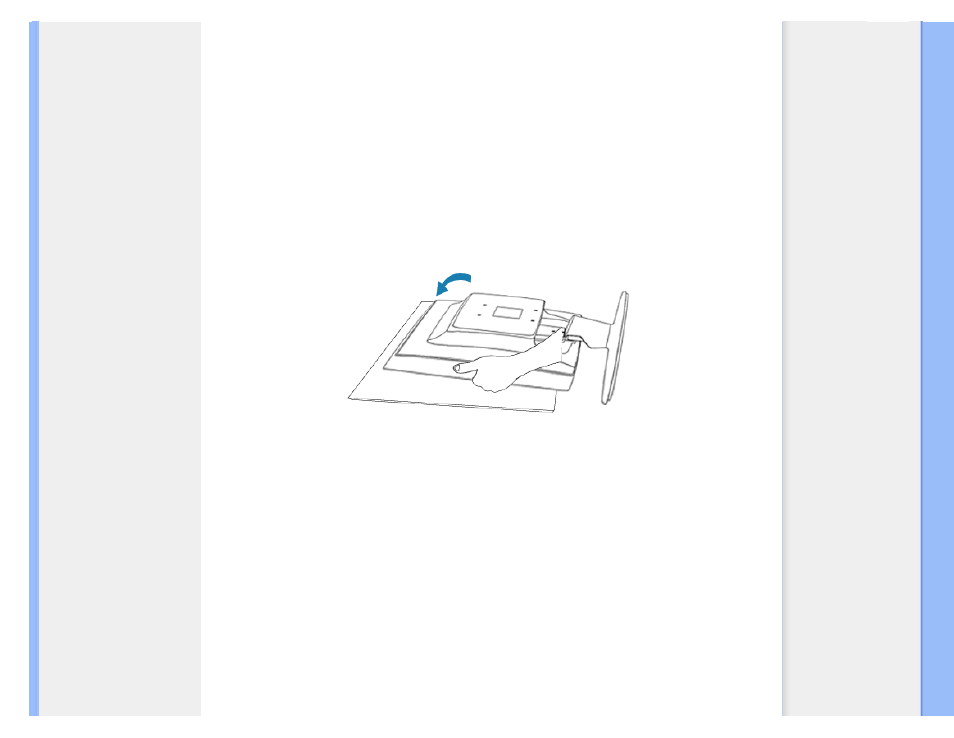 Detach the base stand, Remove the base | Philips 190E1SB-00 User Manual | Page 56 / 86