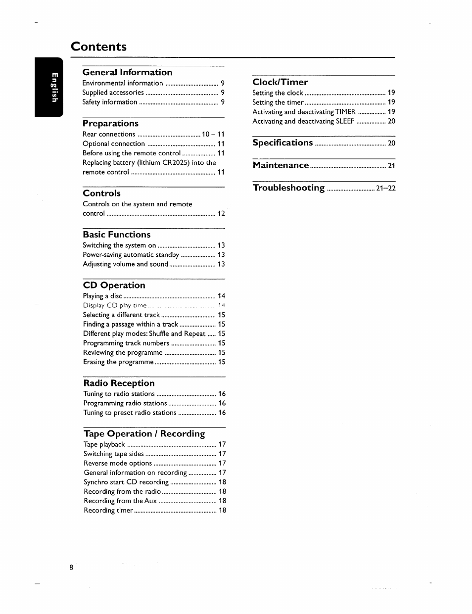 Philips MC-320-37 User Manual | Page 8 / 24