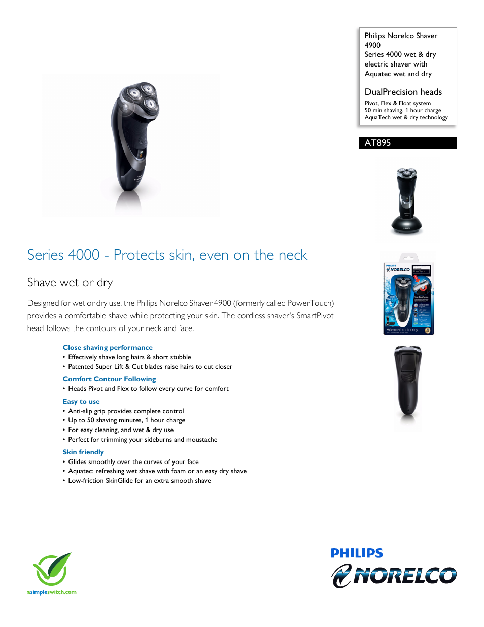 Philips AT895-41 User Manual | 3 pages