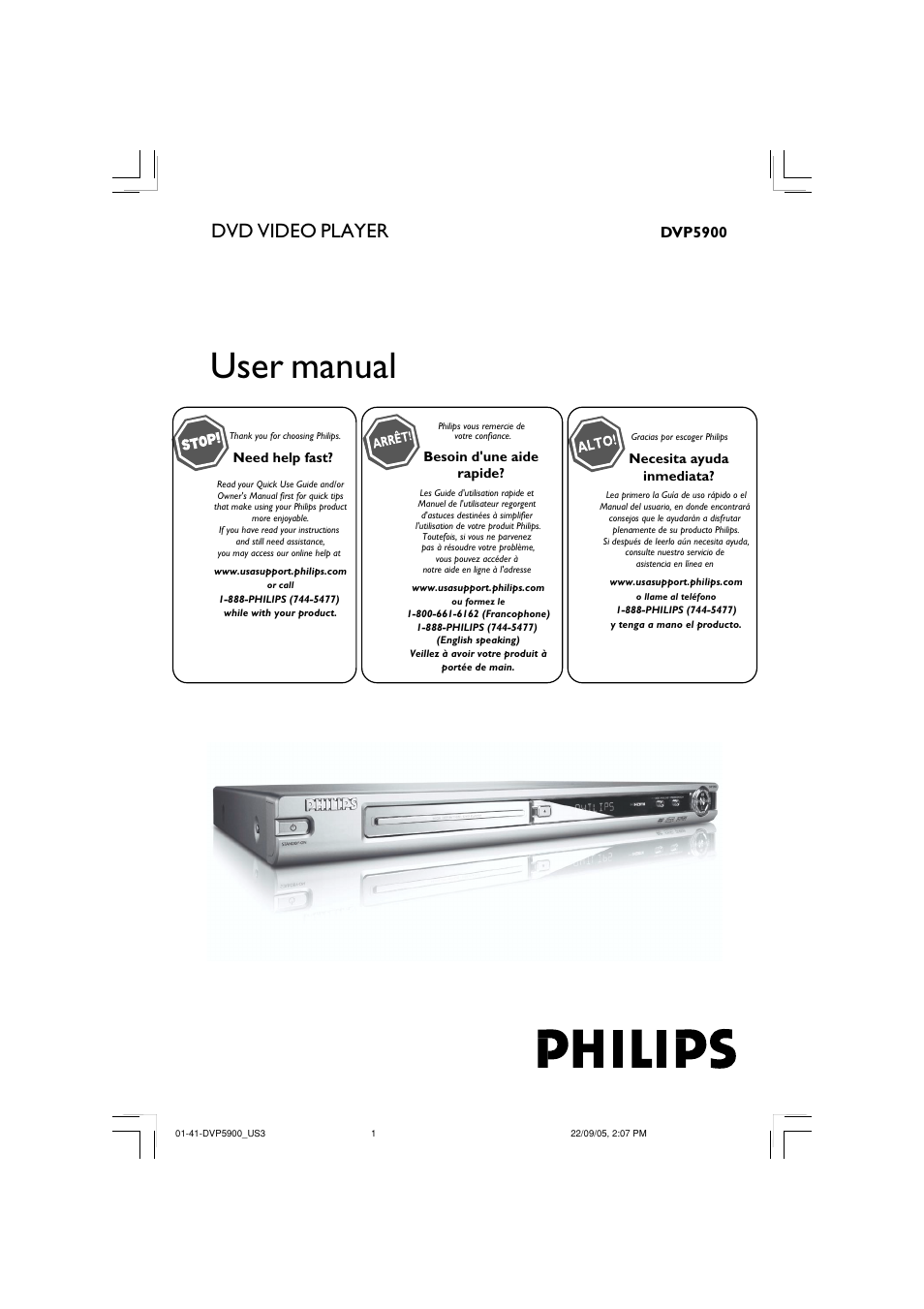 Philips DVP5900-37 User Manual | 41 pages