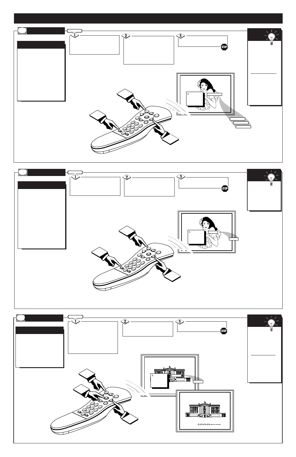 Menu c, Creen, Ontrols | Continued, Mart, Olume | Philips TS2554C User Manual | Page 5 / 8