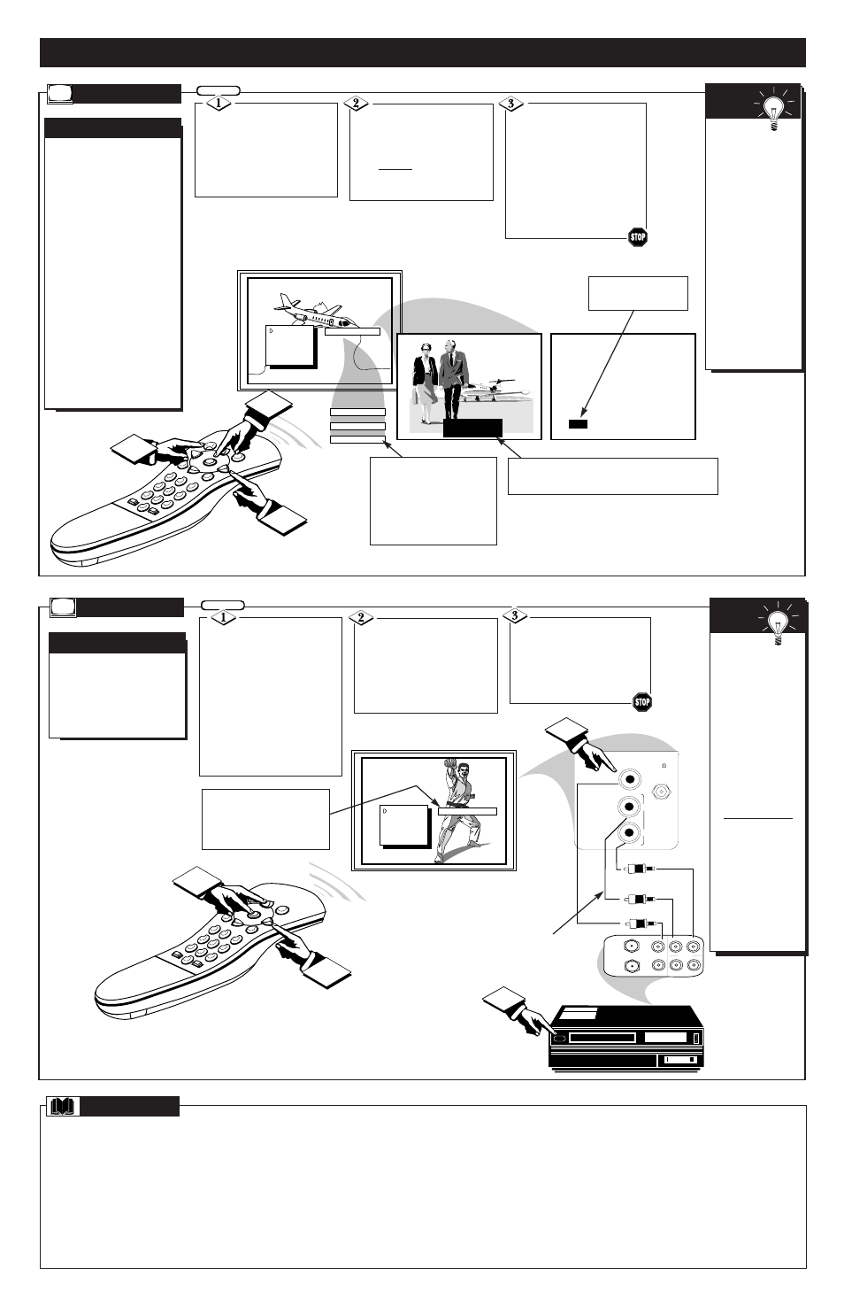 Menu c, Creen, Ontrols | Continued, Aption, Lossary, Nput | Philips TS2554C User Manual | Page 7 / 8