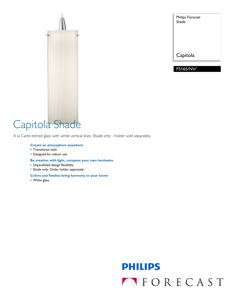 Philips F5165NV User Manual | 2 pages