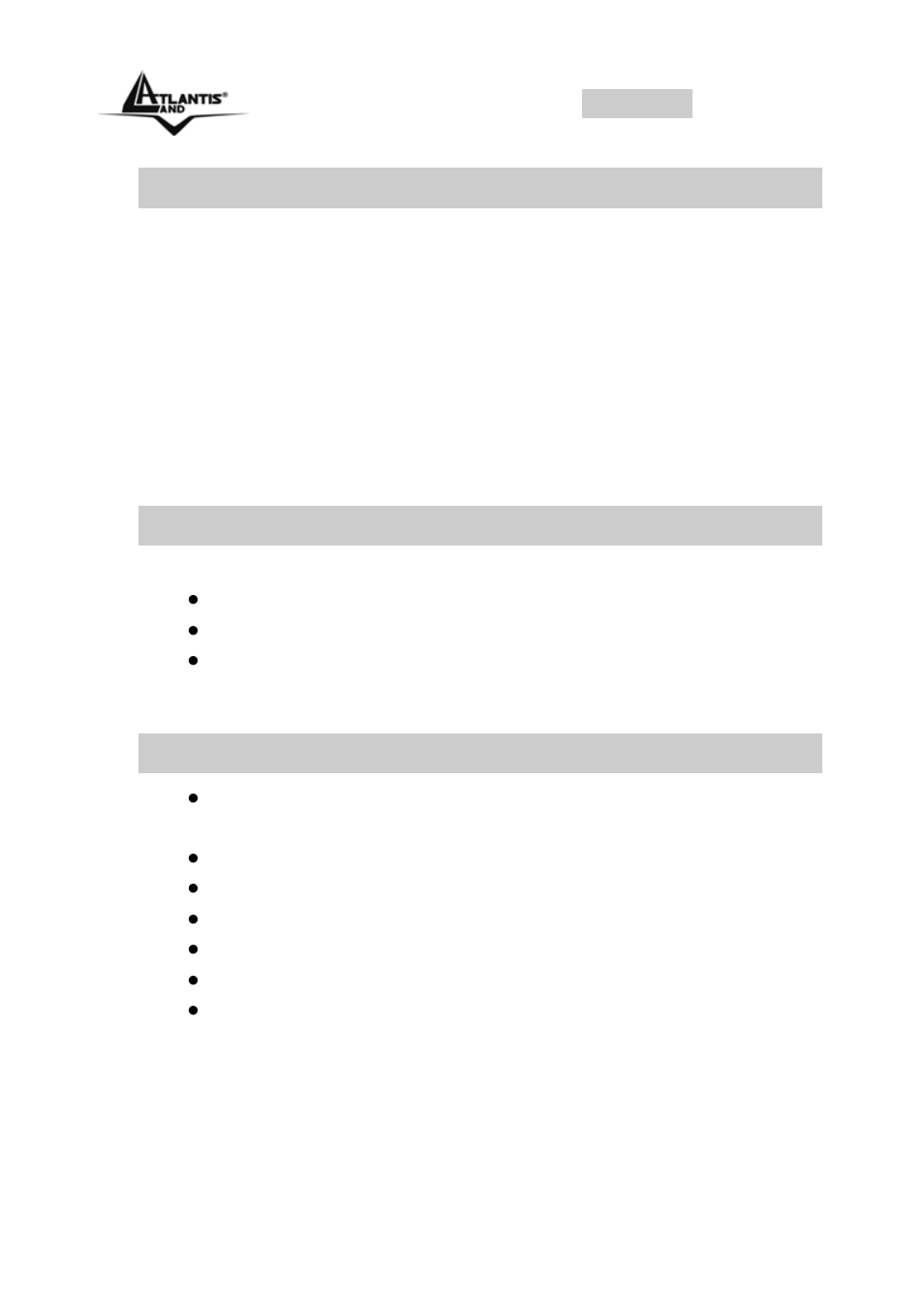 1 introduction, 2 package contents, 3 technical features | Atlantis Land A01-PP3R User Manual | Page 5 / 9