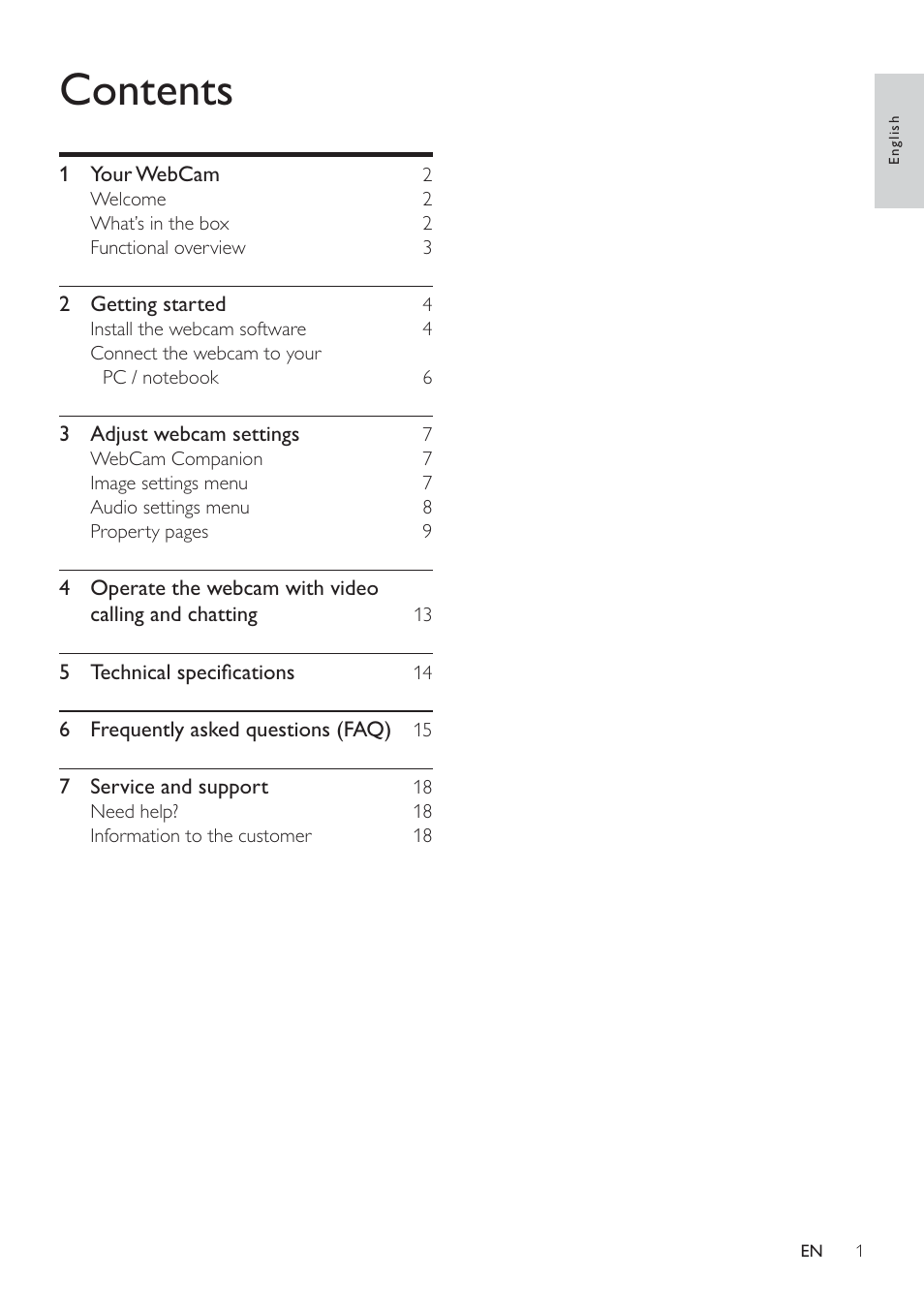 Philips SPC640NC-00 User Manual | Page 2 / 22