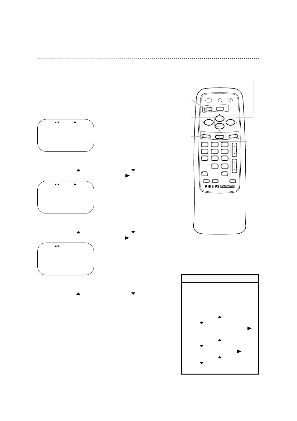 Language selection 17 | Philips VRA211AT User Manual | Page 17 / 44