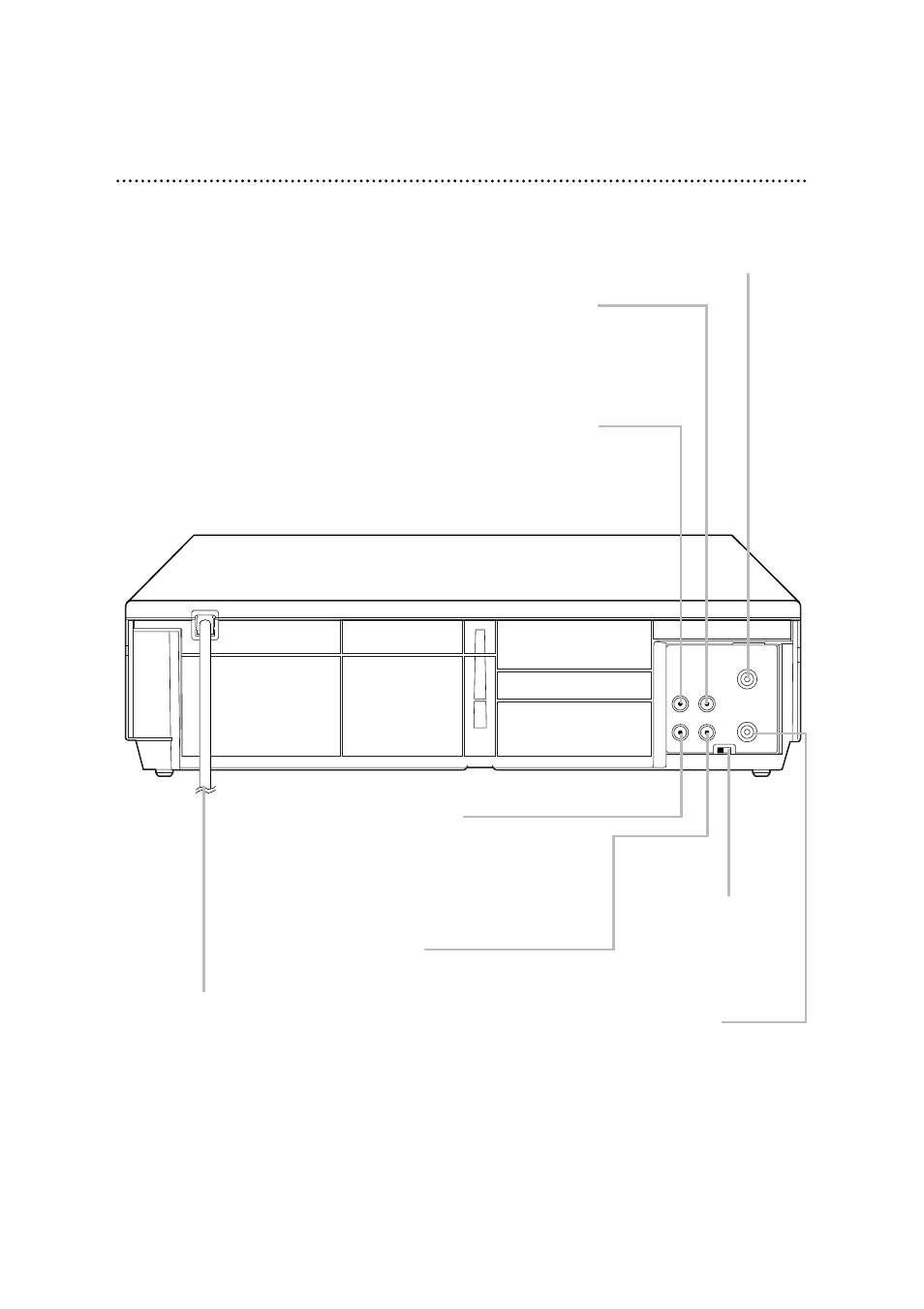 Rear panel 23 | Philips VRA211AT User Manual | Page 23 / 44