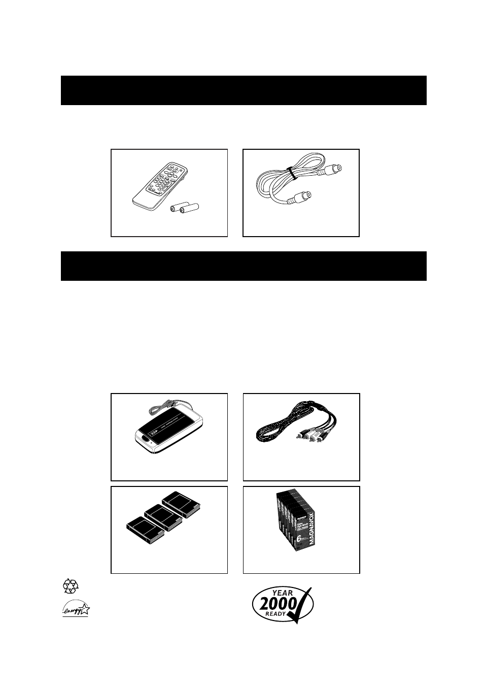 Upplied, Ccessories, Ptional | Philips VRA211AT User Manual | Page 44 / 44