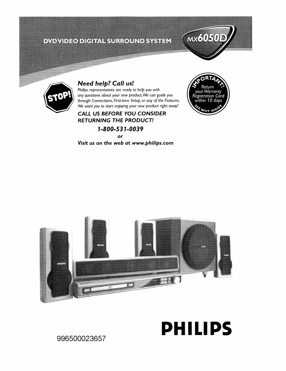 Philips MX6050D-17 User Manual | 53 pages