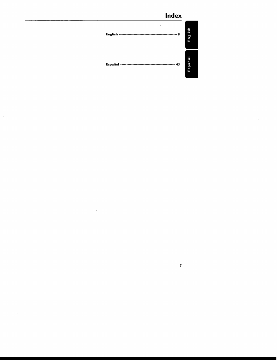 Index | Philips MX6050D-17 User Manual | Page 18 / 53