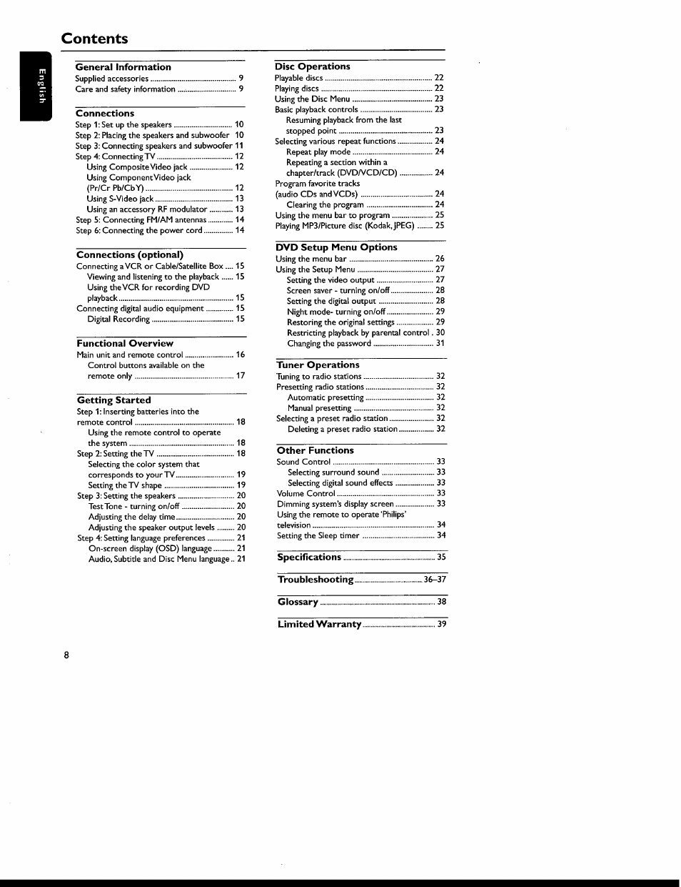 Philips MX6050D-17 User Manual | Page 20 / 53