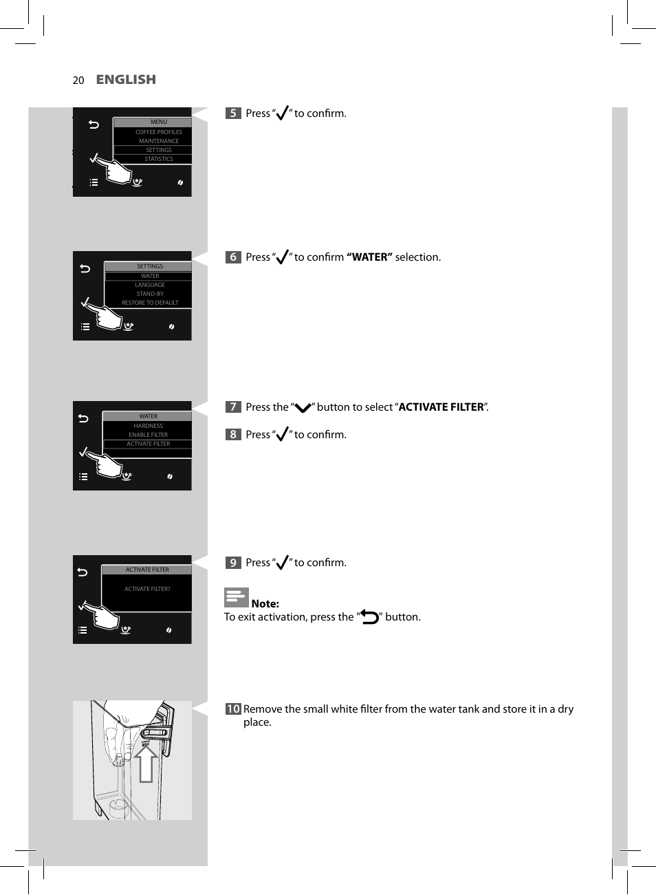 English | Philips HD8964-47 User Manual | Page 22 / 92