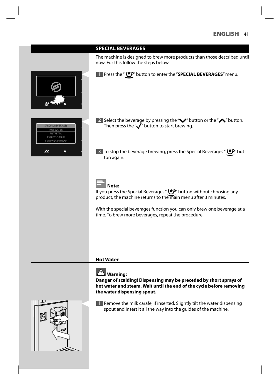 English | Philips HD8964-47 User Manual | Page 43 / 92