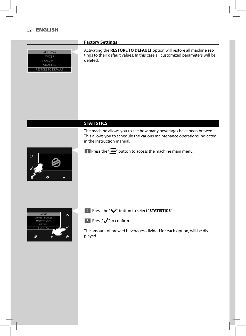 English | Philips HD8964-47 User Manual | Page 54 / 92