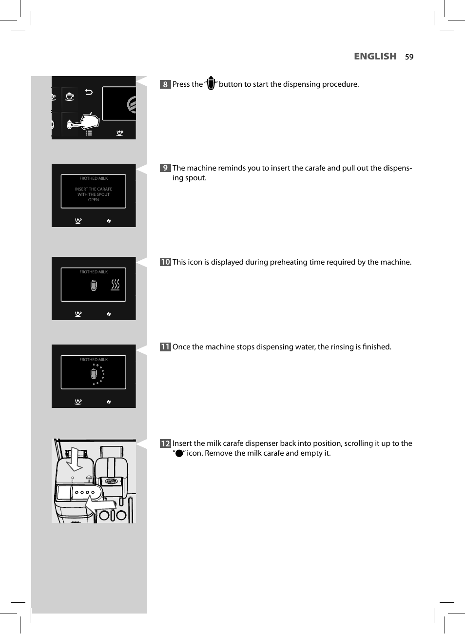 English | Philips HD8964-47 User Manual | Page 61 / 92