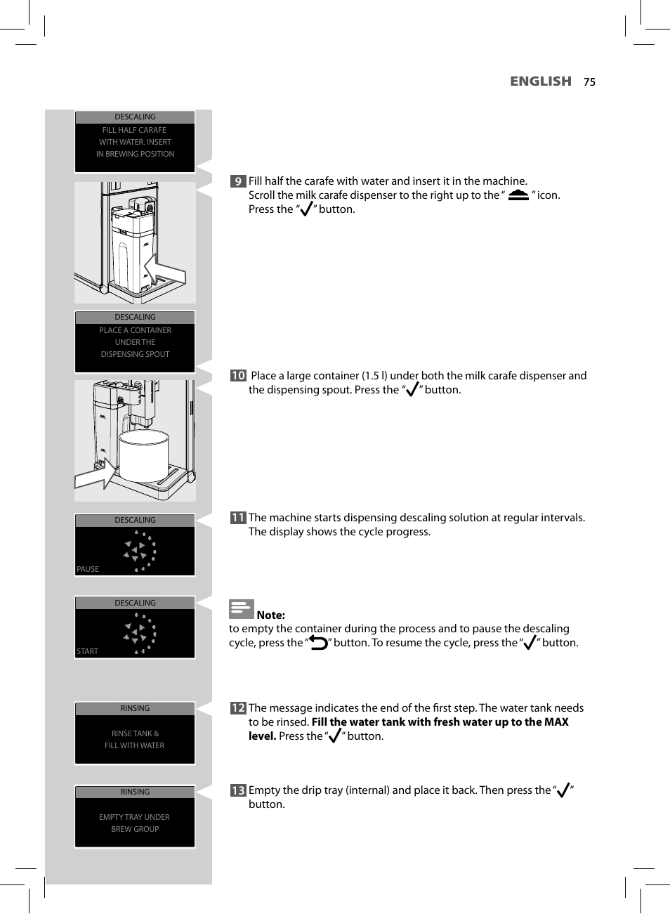 English | Philips HD8964-47 User Manual | Page 77 / 92