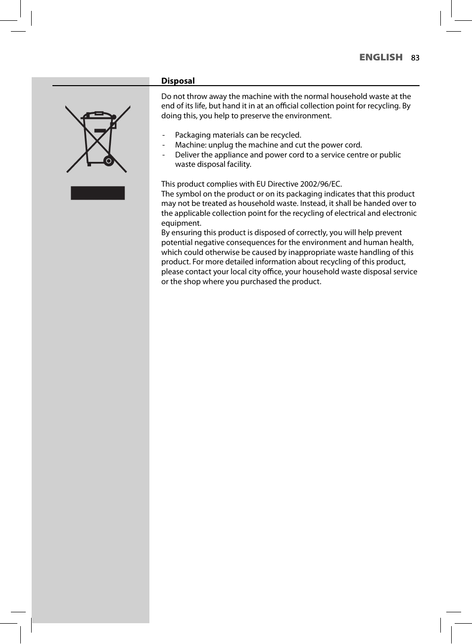 Philips HD8964-47 User Manual | Page 85 / 92