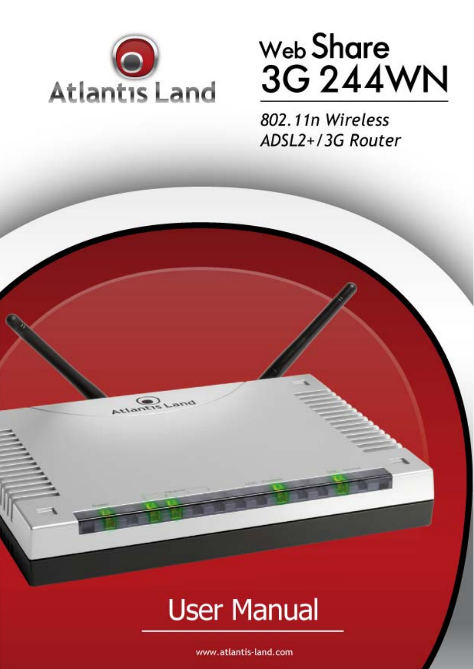 Atlantis Land WEBSHARE 3G 244WN User Manual | 133 pages