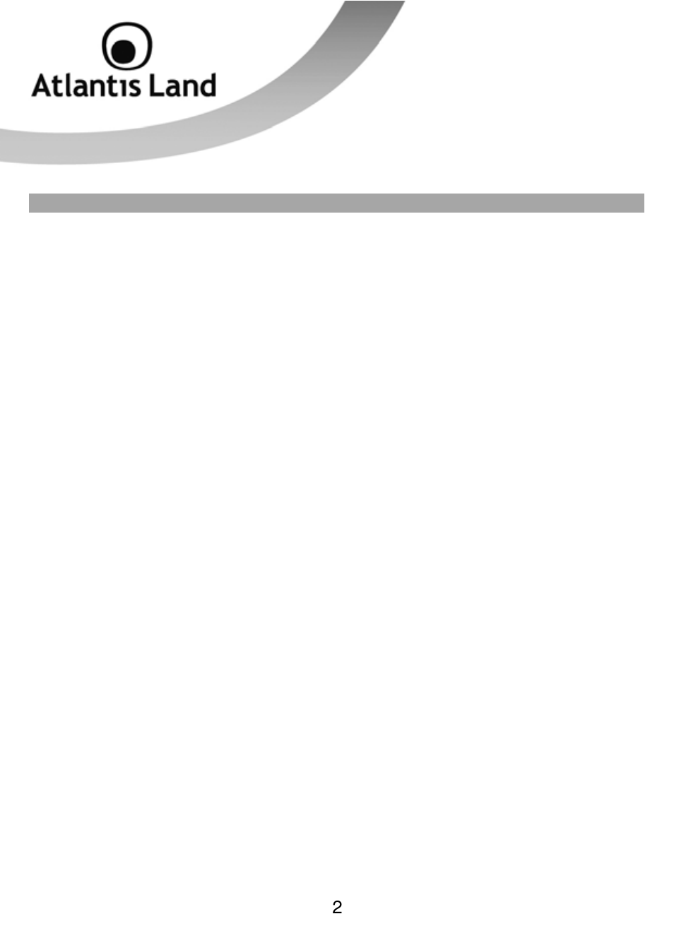 Atlantis Land WEBSHARE 3G 244WN User Manual | Page 2 / 133