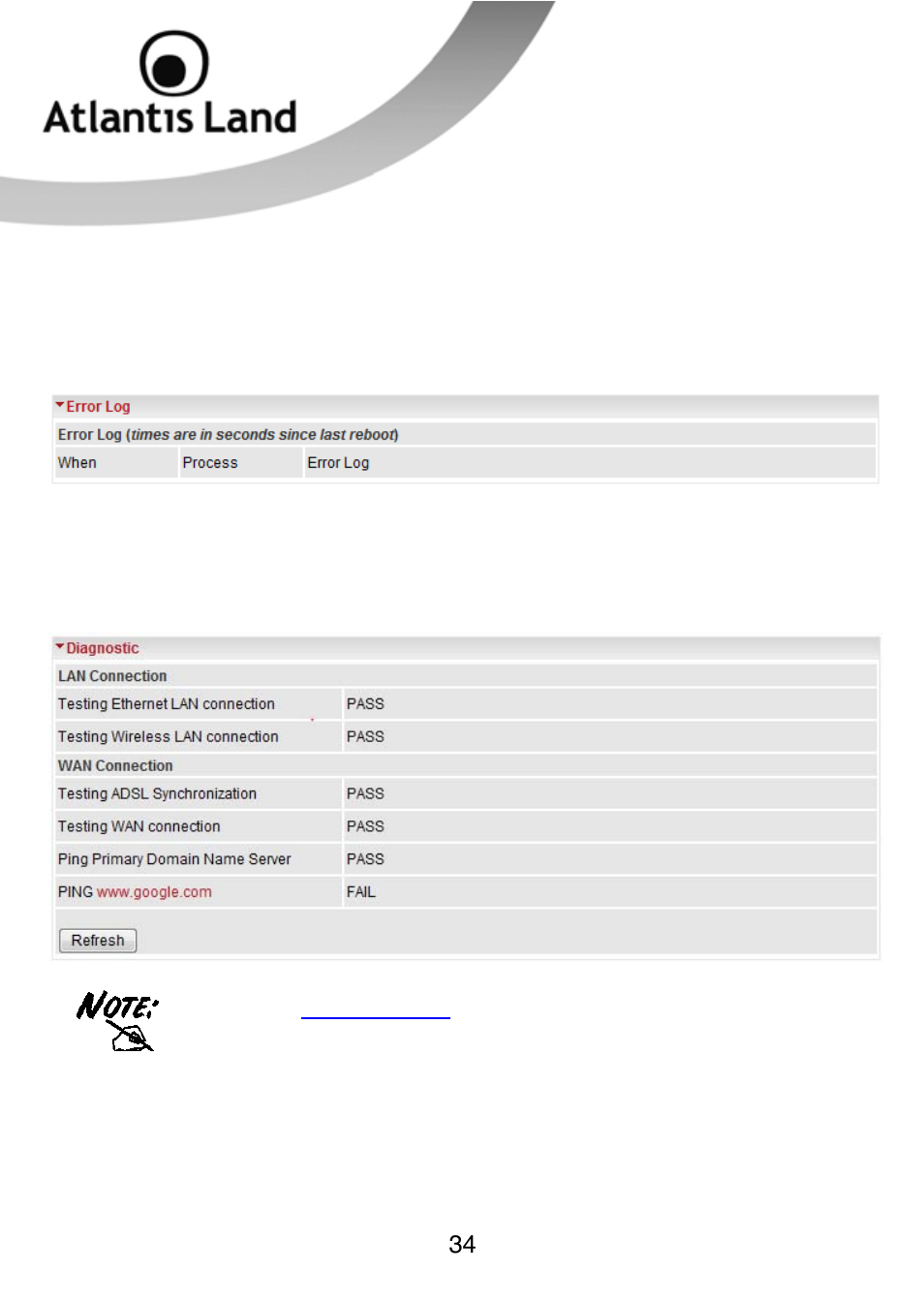 Atlantis Land WEBSHARE 3G 244WN User Manual | Page 34 / 133