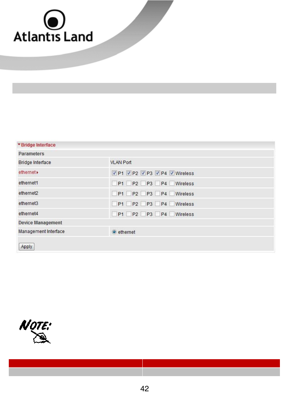 Configuration | Atlantis Land WEBSHARE 3G 244WN User Manual | Page 42 / 133