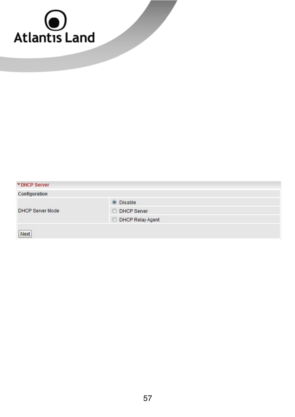 Atlantis Land WEBSHARE 3G 244WN User Manual | Page 57 / 133