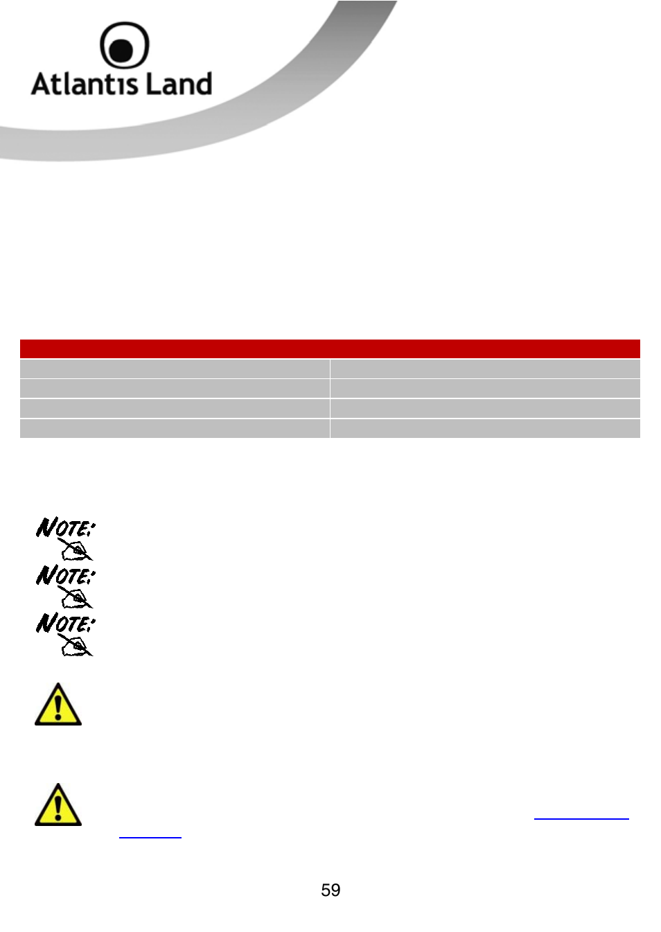 Atlantis Land WEBSHARE 3G 244WN User Manual | Page 59 / 133