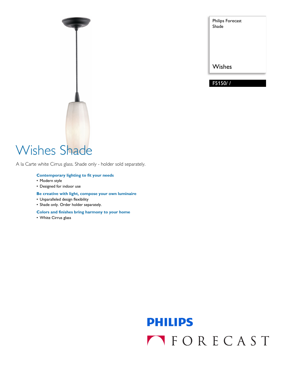 Philips F5150 User Manual | 2 pages