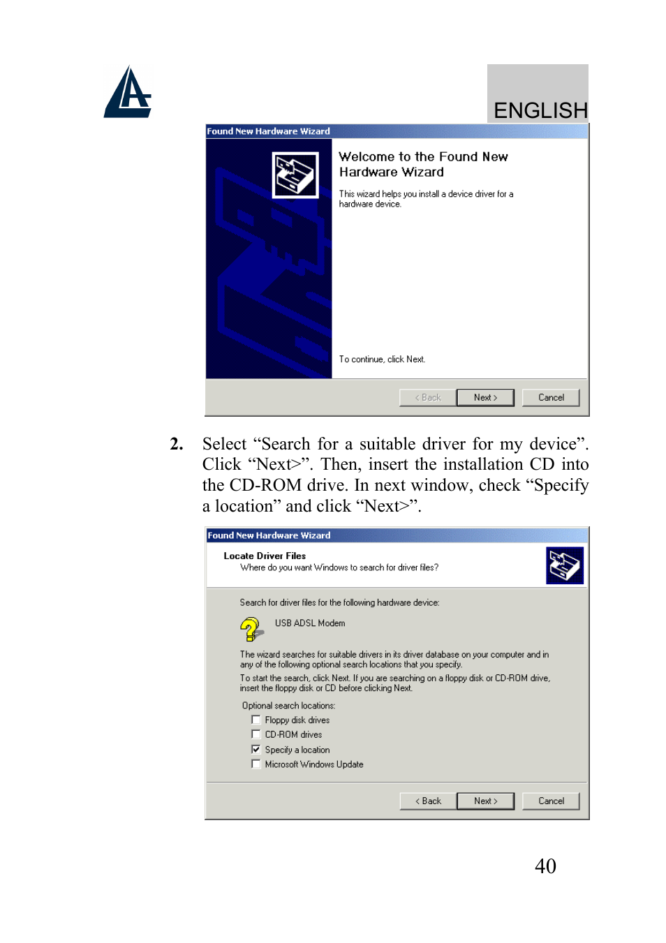 English | Atlantis Land A01-AU2 User Manual | Page 40 / 76
