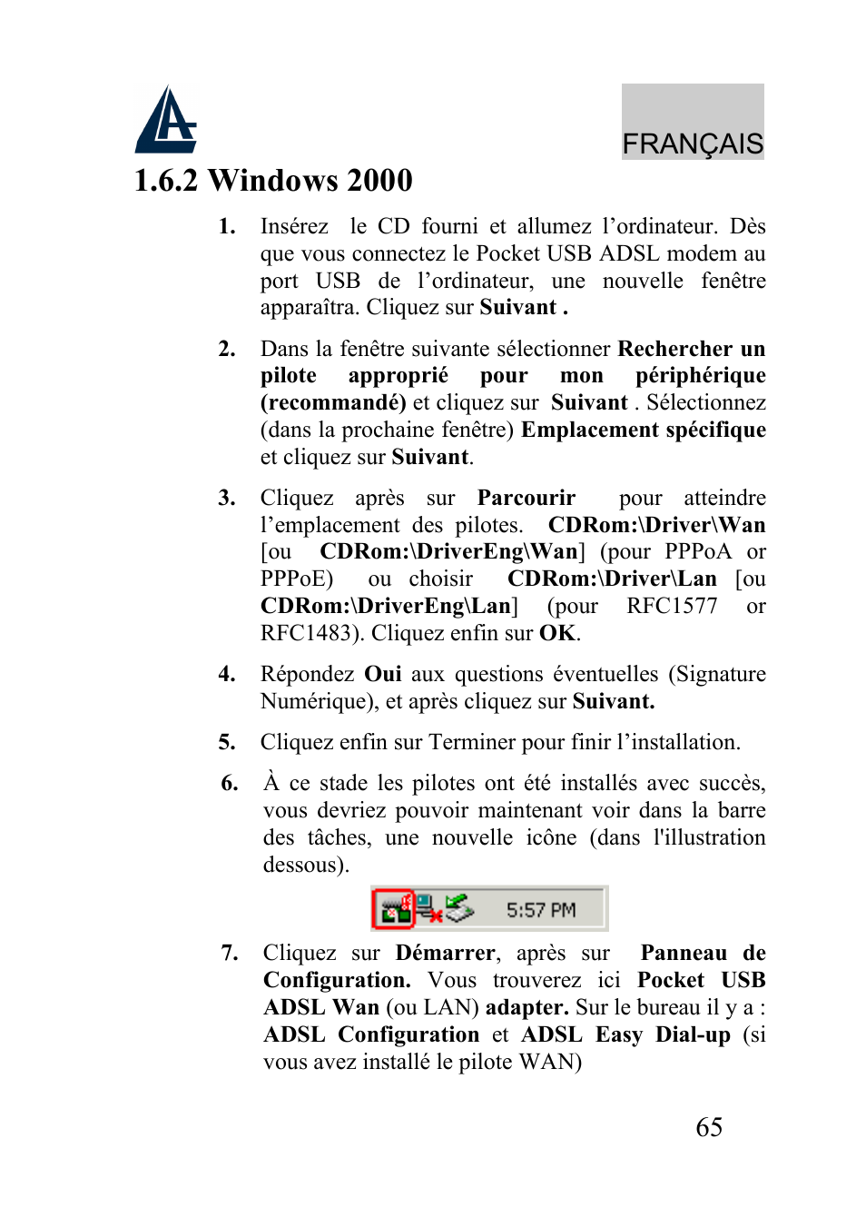 Français | Atlantis Land A01-AU2 User Manual | Page 65 / 76