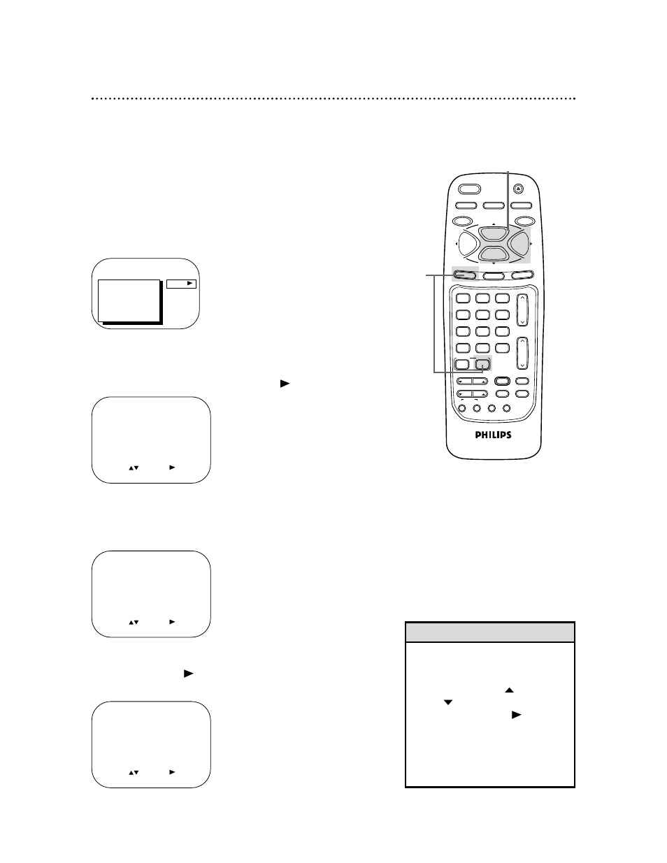 44 a-b repeat play, Helpful hints | Philips TV-VCR 19 in 4 HD VCR User Manual | Page 44 / 68