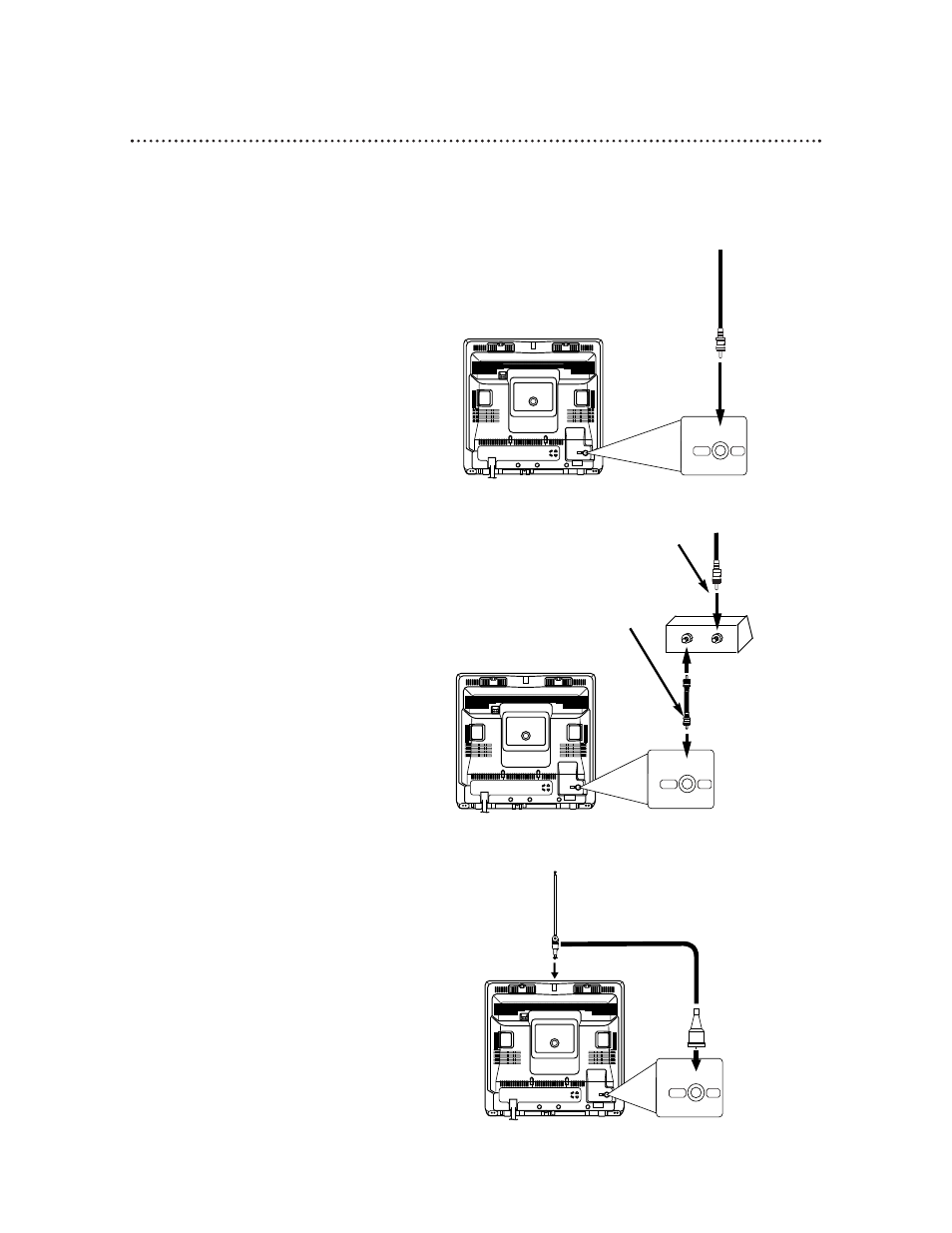 A. b, 6 hooking up the tv/vcr | Philips TV-VCR 19 in 4 HD VCR User Manual | Page 6 / 68