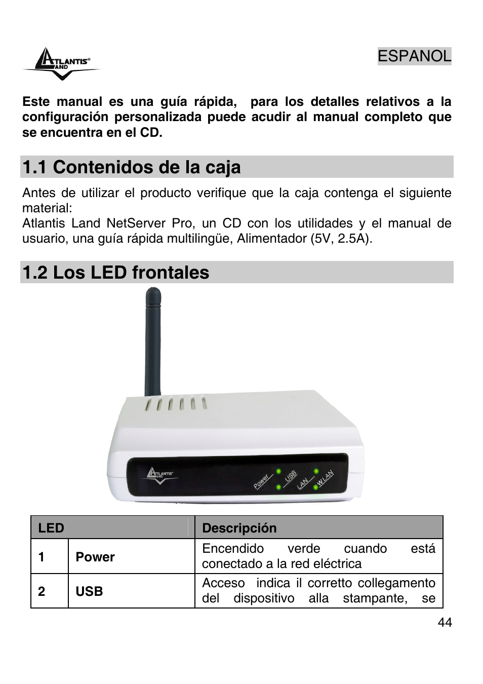Atlantis Land A02-PSU-W54 User Manual | Page 43 / 50