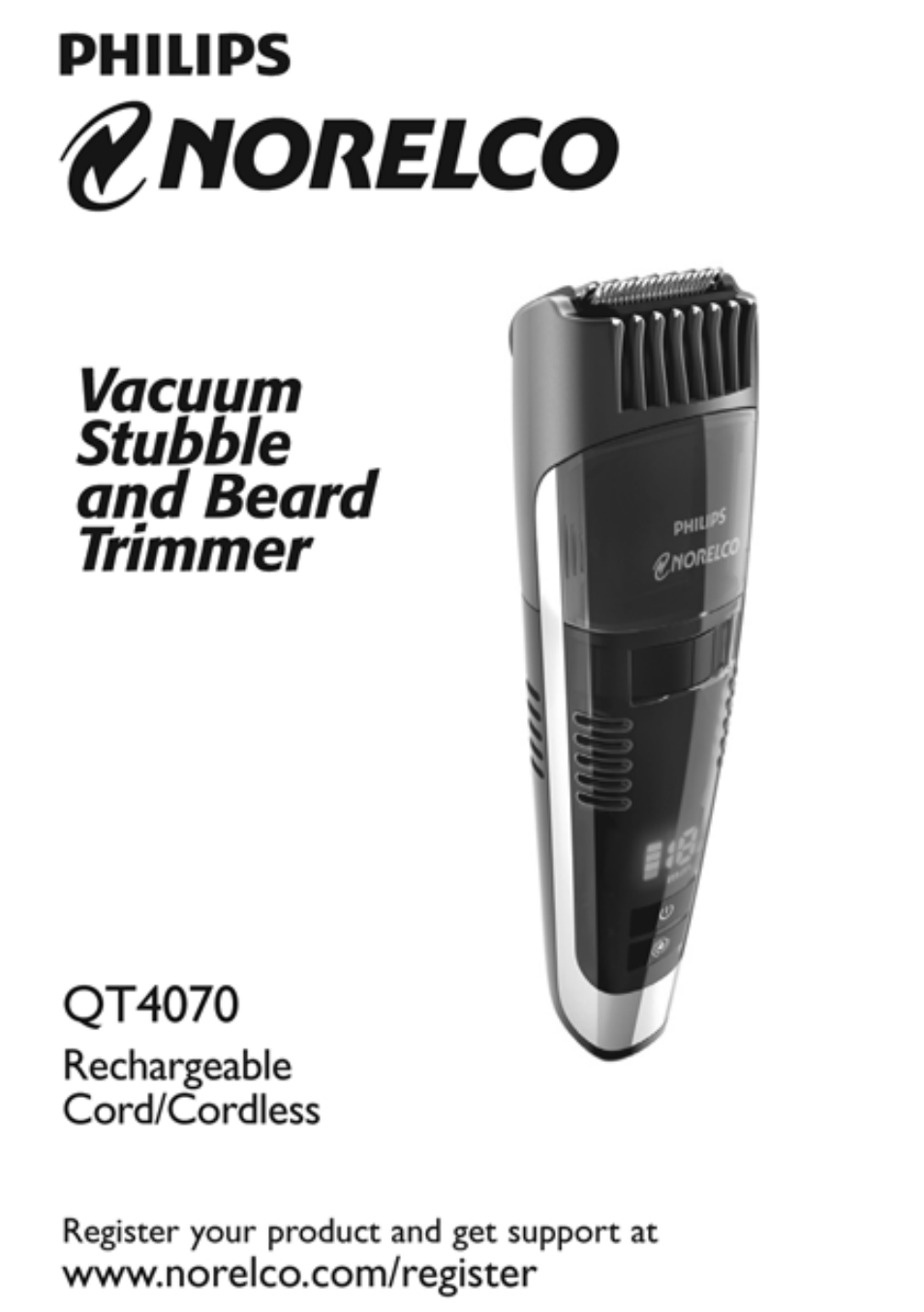 Philips QT4070-32 User Manual | 10 pages