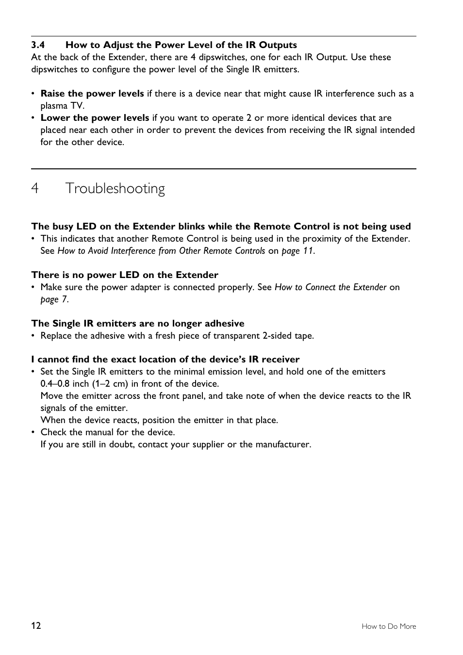 4troubleshooting | Philips RFX9200-37 User Manual | Page 12 / 18