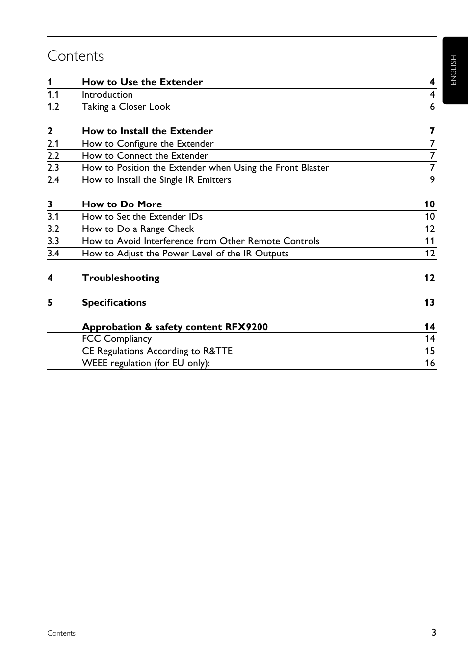 Philips RFX9200-37 User Manual | Page 3 / 18