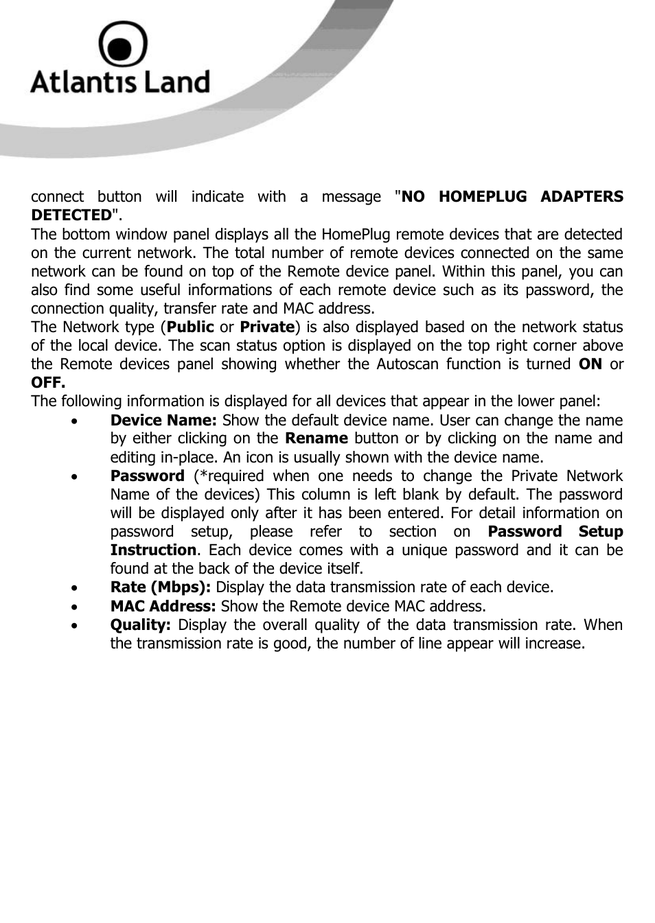 Atlantis Land NET POWER 302AV User Manual | Page 20 / 35