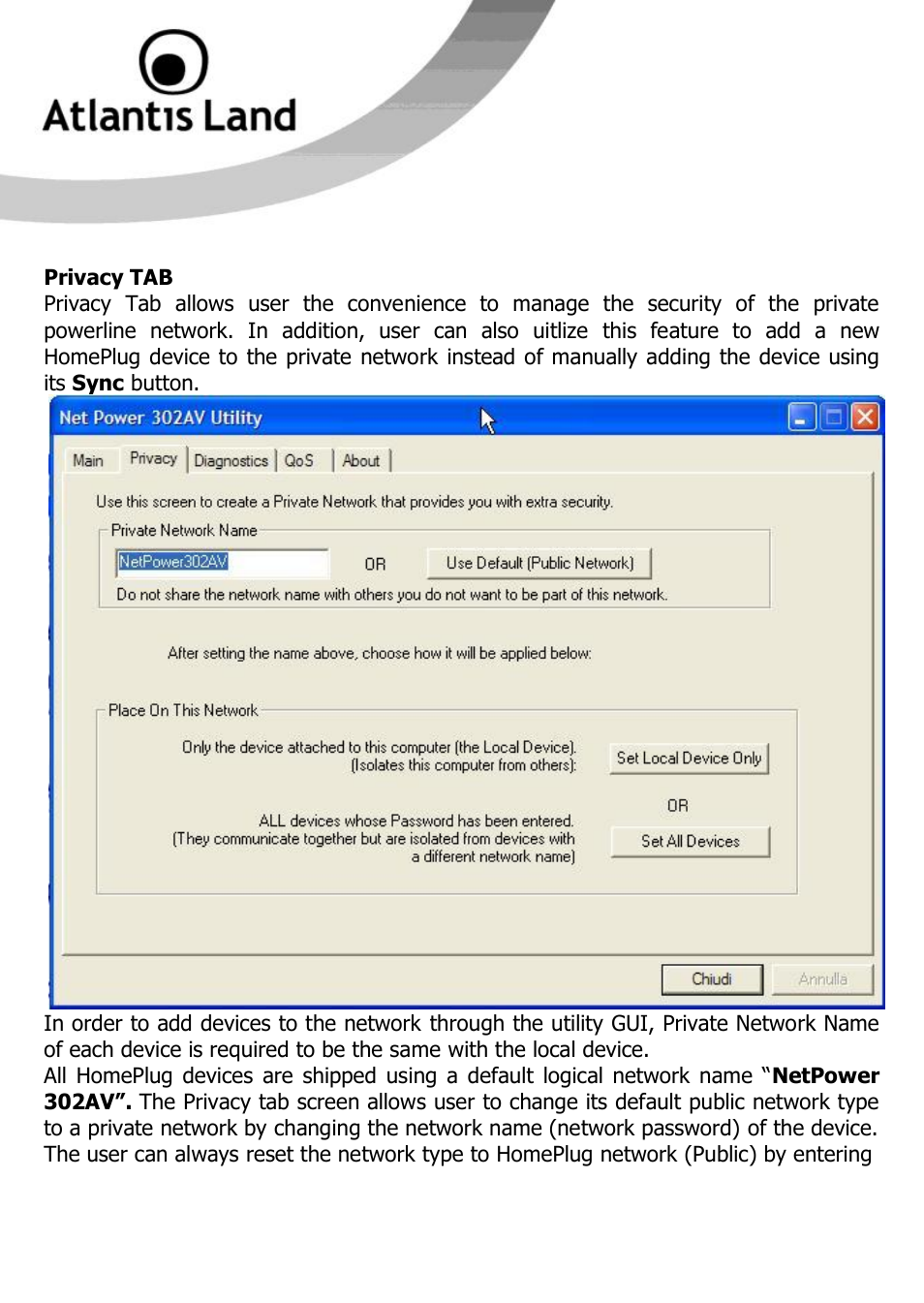 Atlantis Land NET POWER 302AV User Manual | Page 22 / 35